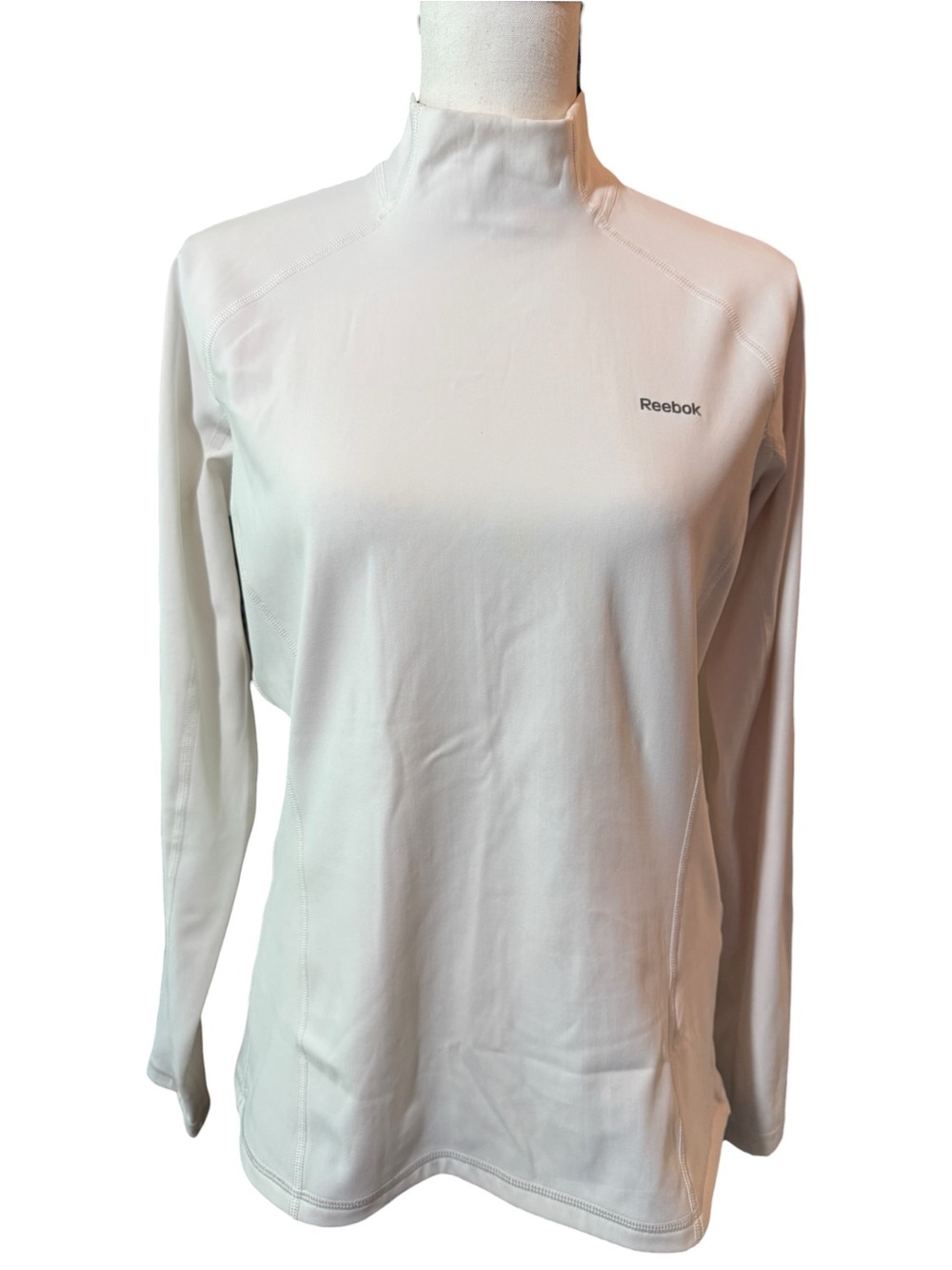 Reebok Women's Long-Sleeve Play Dry Sports Mock Neck Performance Top, size XL